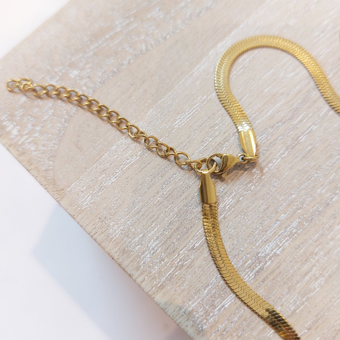 Schlangen Kette aus Edelstahl in Silber, Gold oder Rosegold, feine Basic Kette zum kombinieren, Muttertagsgeschenk, Geschenk für Frauen