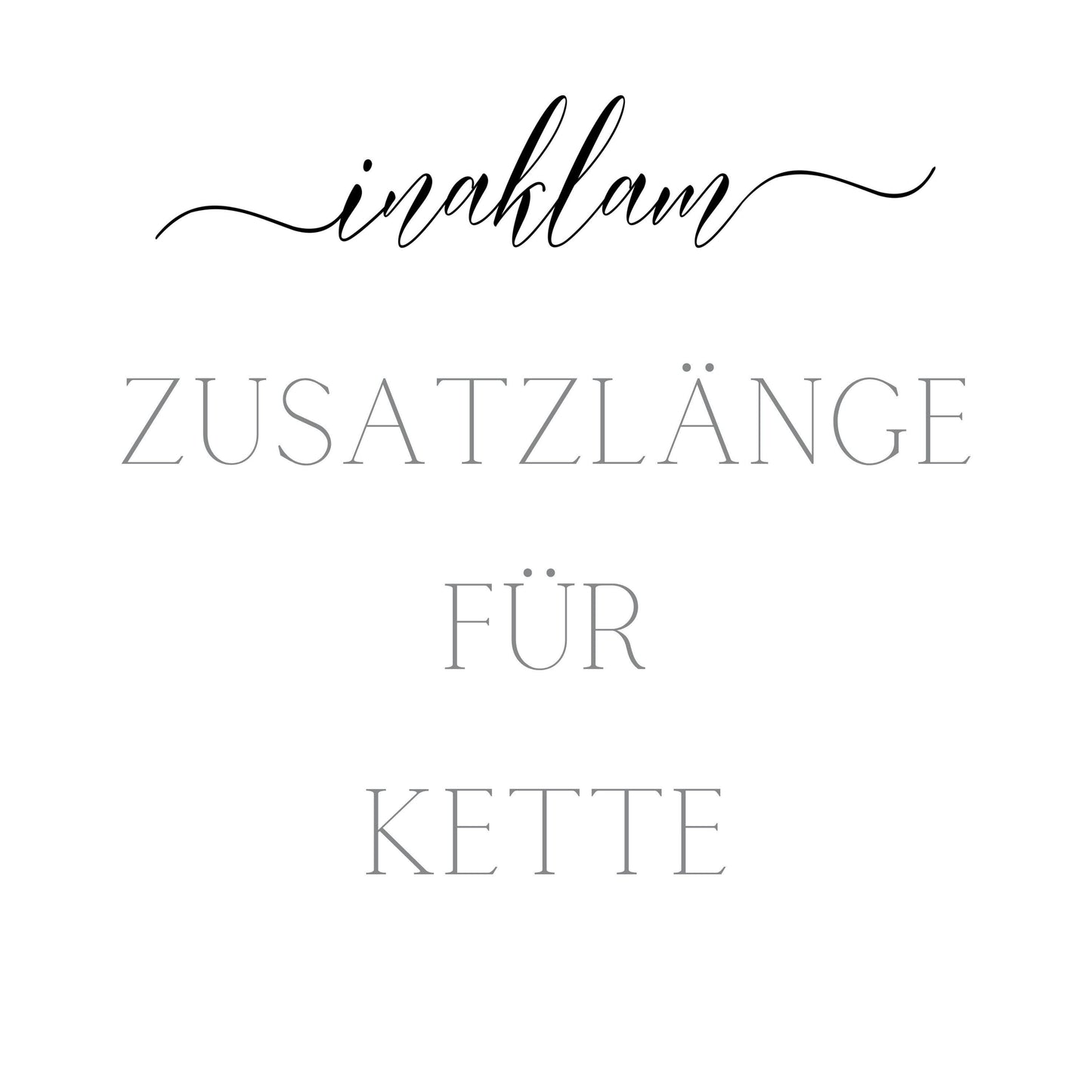 Zusatzlänge für Ketten