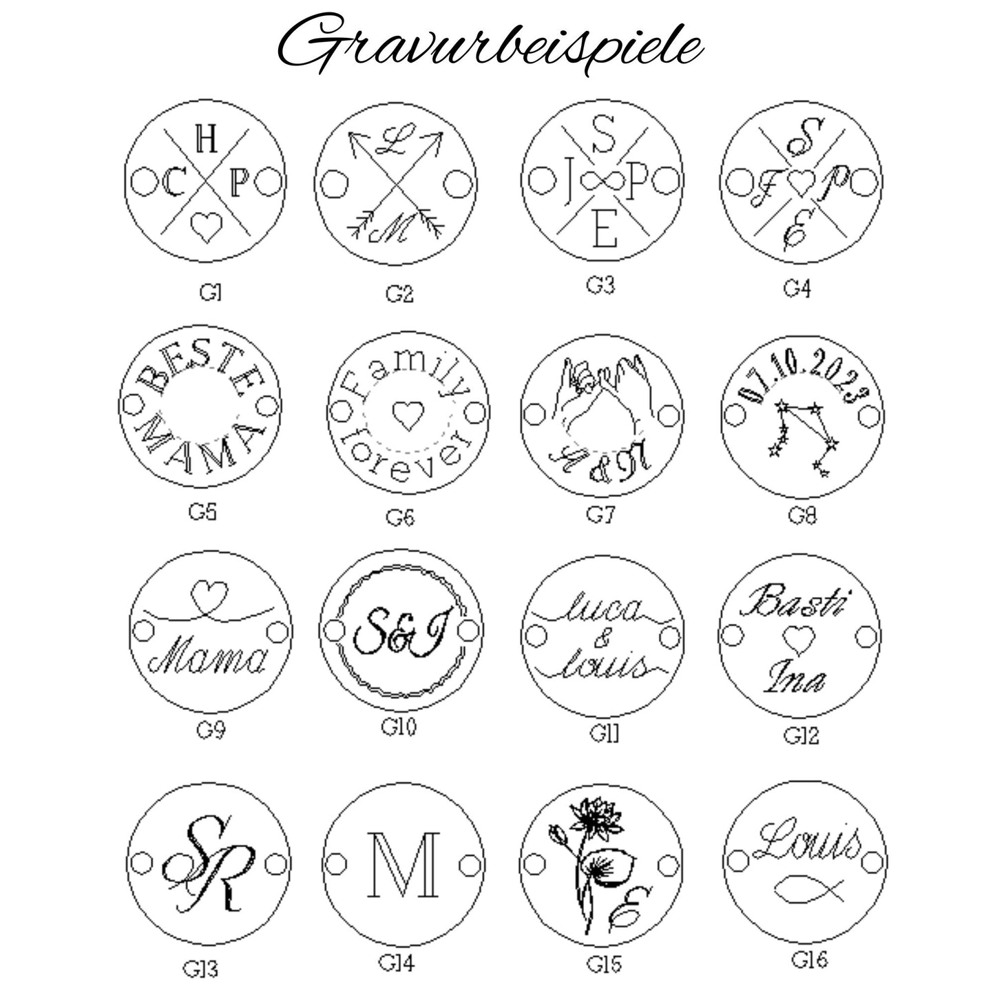 Perlenarmband personalisiert | Armband mit Gravurplättchen | Kugelarmband Gold Silber Rosé | personalisierte Geschenke