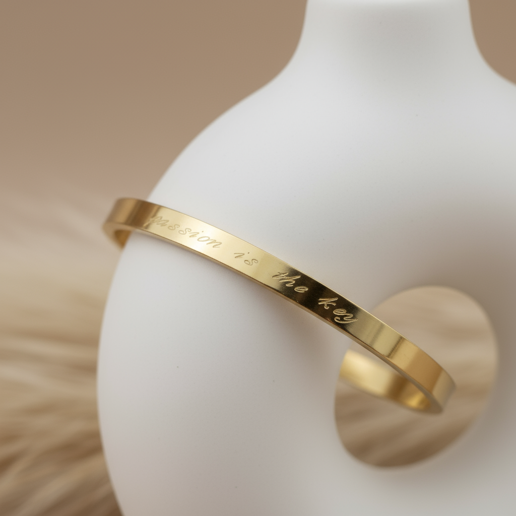 Armreif aus Edelstahl