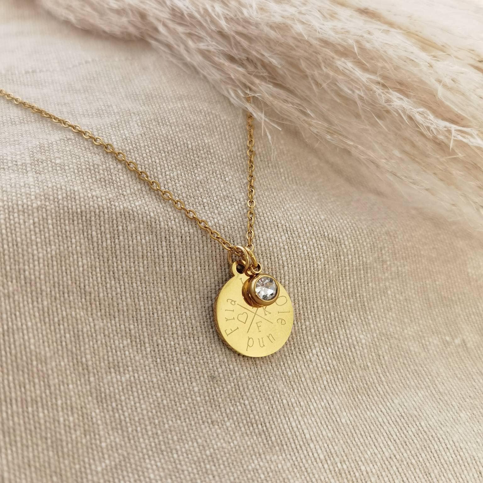 Personalisierte Kette|besonderes Geschenk|beste Freundin|beste Mama|beste Trauzeugin|zur Geburt|zum Geburtstag|zur Taufe|zu Weihnachten