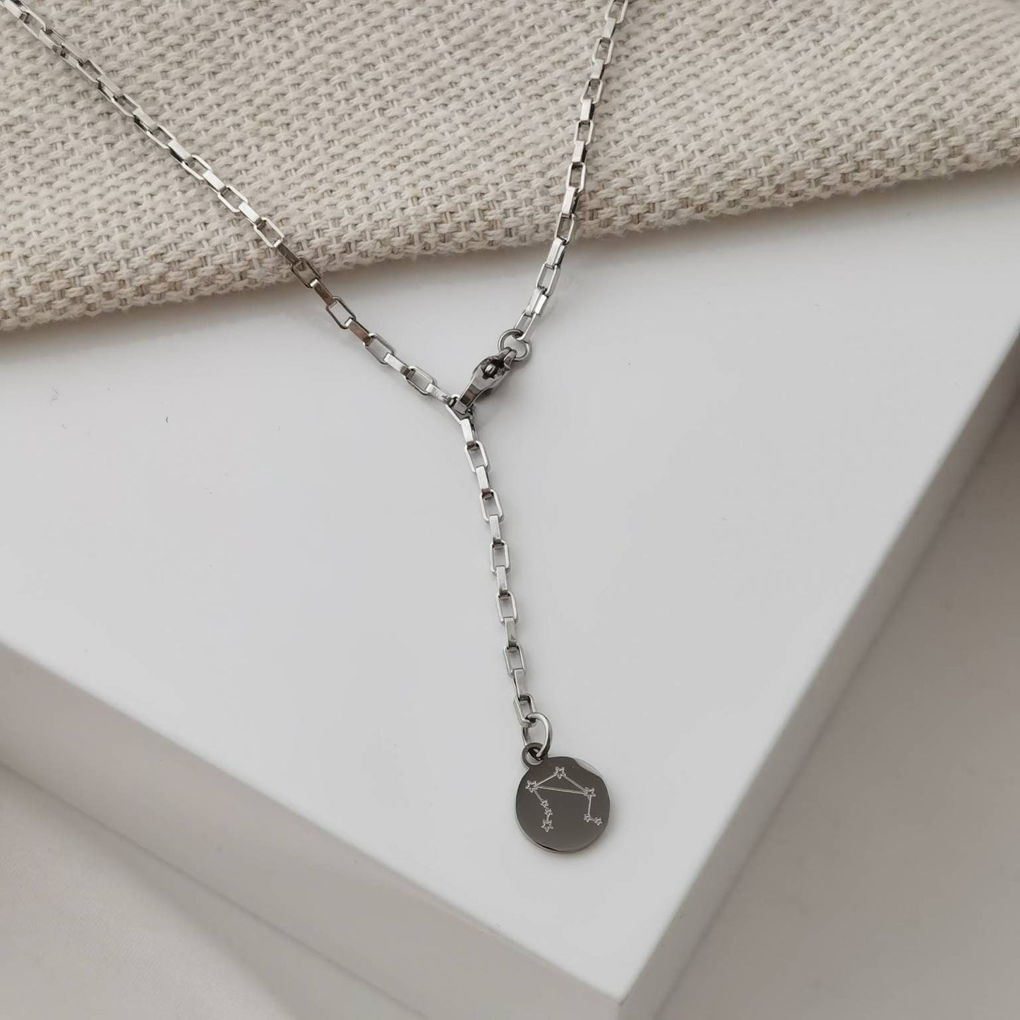 Y-Kette mit Gravur-Plättchen