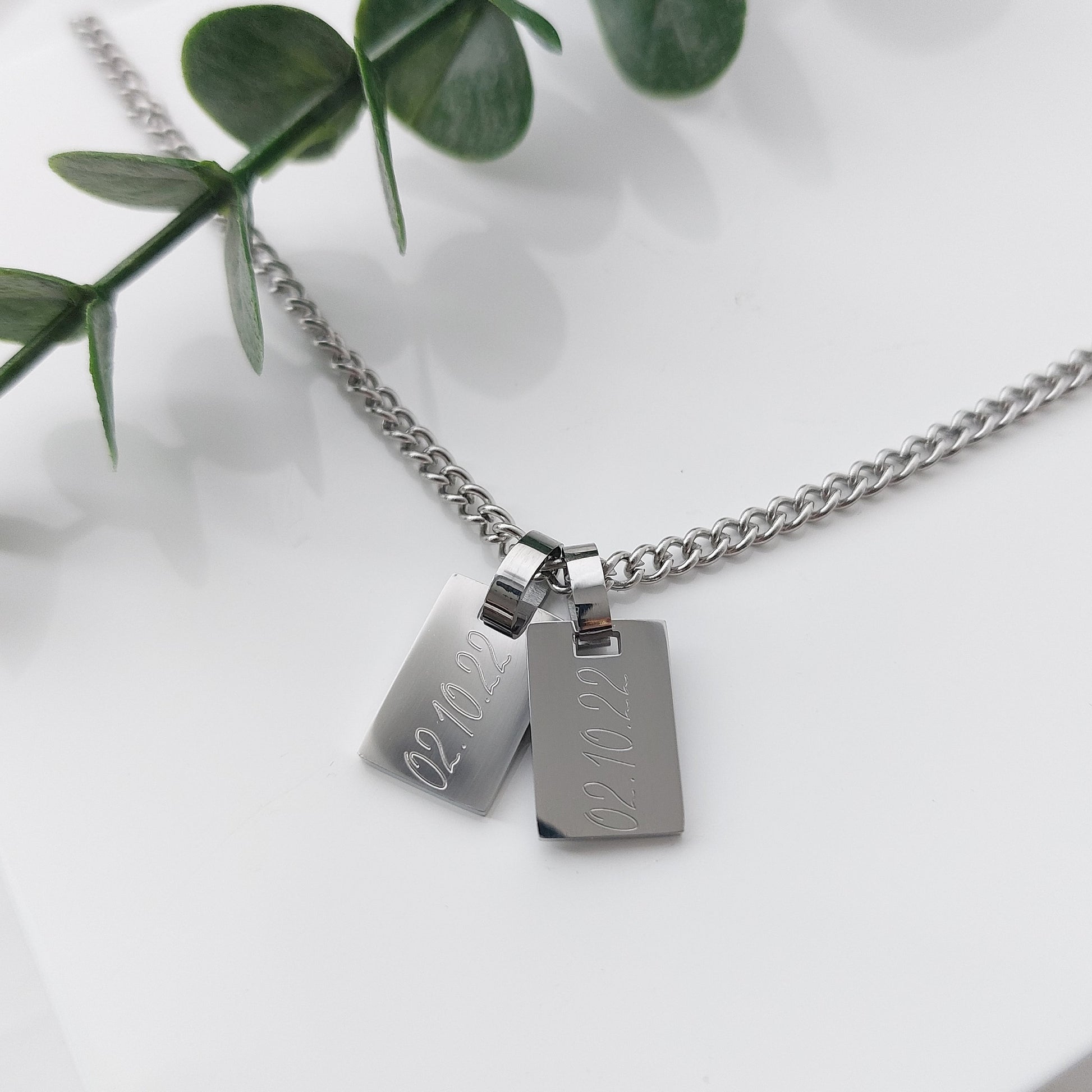 Personalisierte Männerkette|besonderes Geschenk|beste Freundin|beste Mama|beste Trauzeugin|zu Geburt|zum Geburtstag|zur Taufe|zu Weihnachten