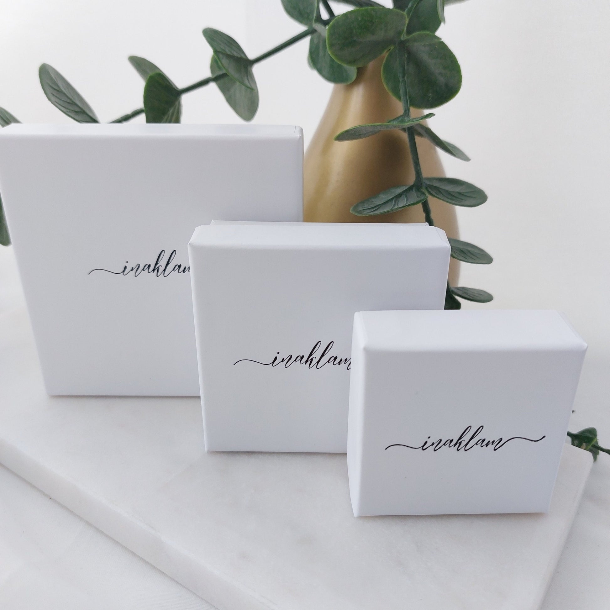 Creolen aus Edelstahl mit Gravur und Perle