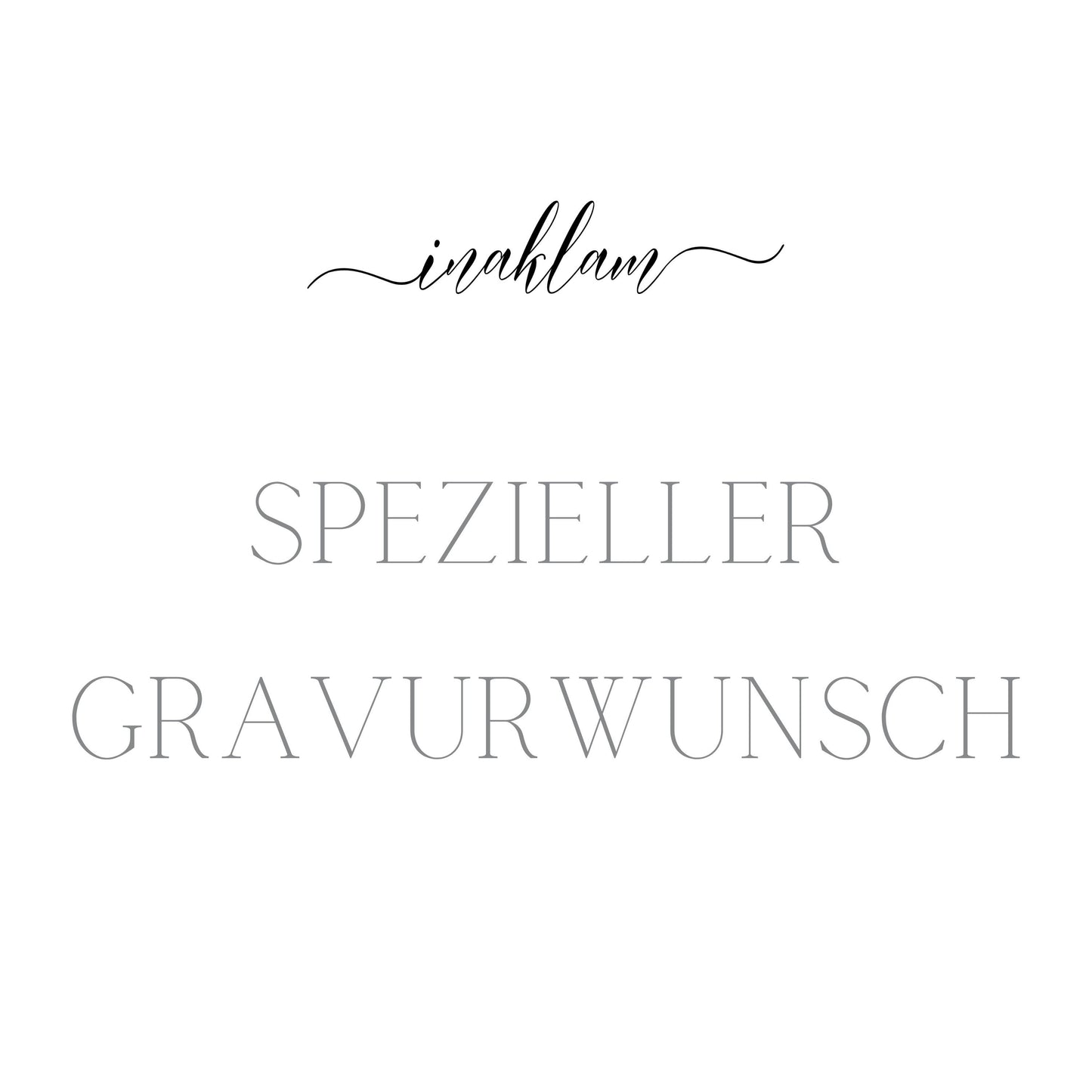 Spezielle Gravur