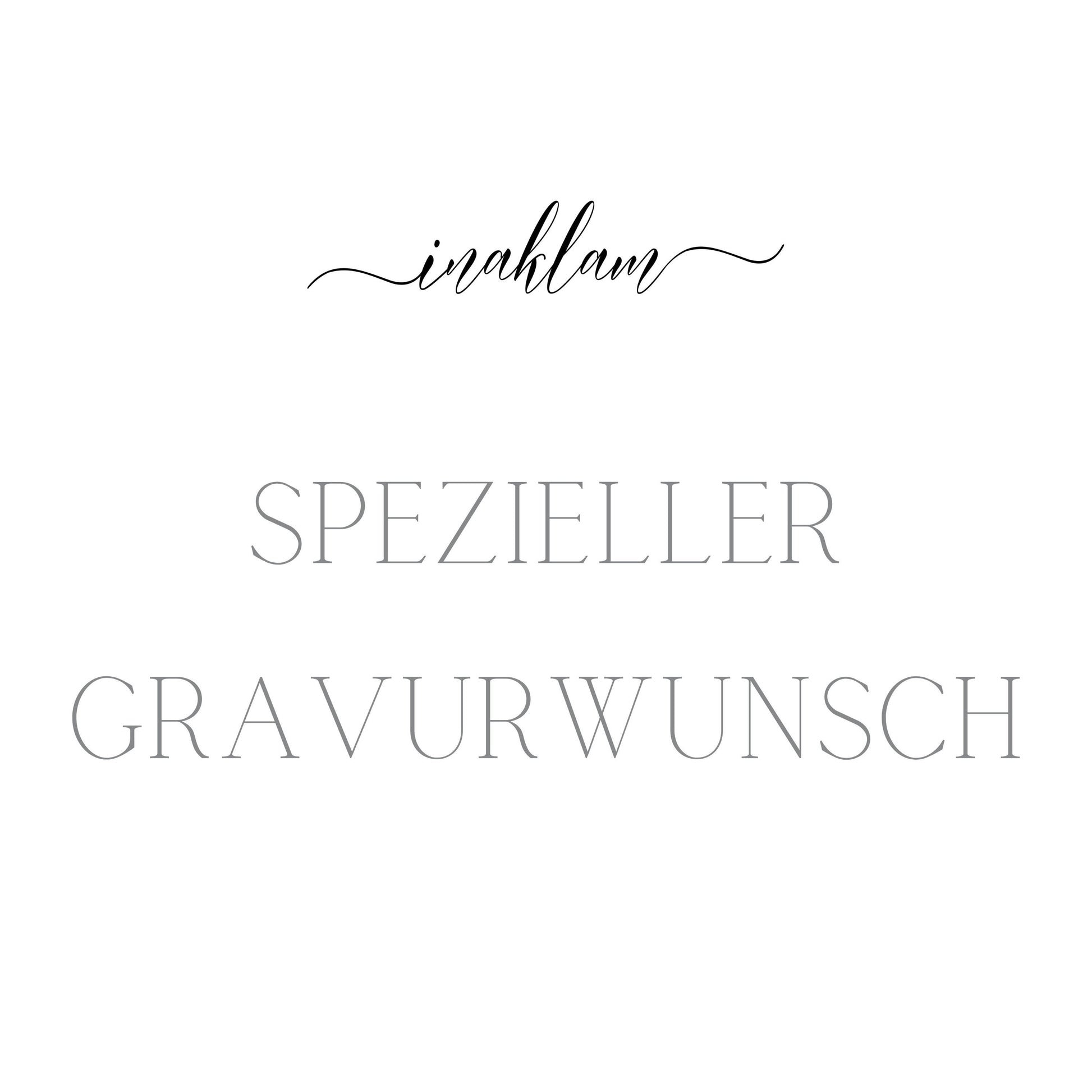 Spezielle Gravur