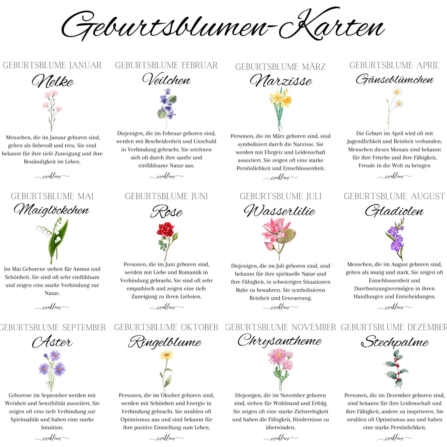 Armband aus Edelstahl mit Gravur Plättchen + Geburtsstein