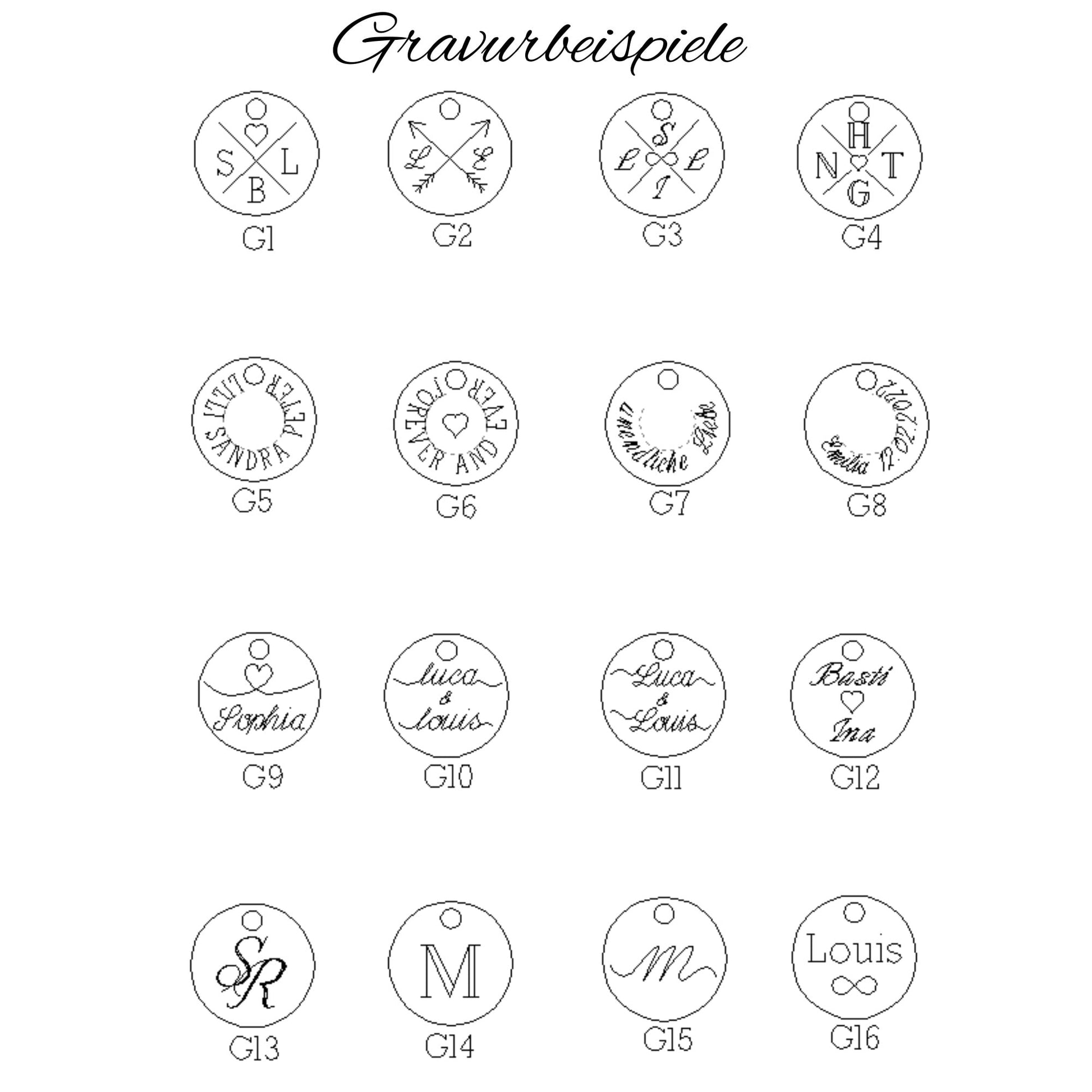 Personalisierte Familienkette aus 925 Silber, Namenskette mit Anhängern, Gravur Plättchen 10 mm, Gold Silber Rosé, Geschenk Mama