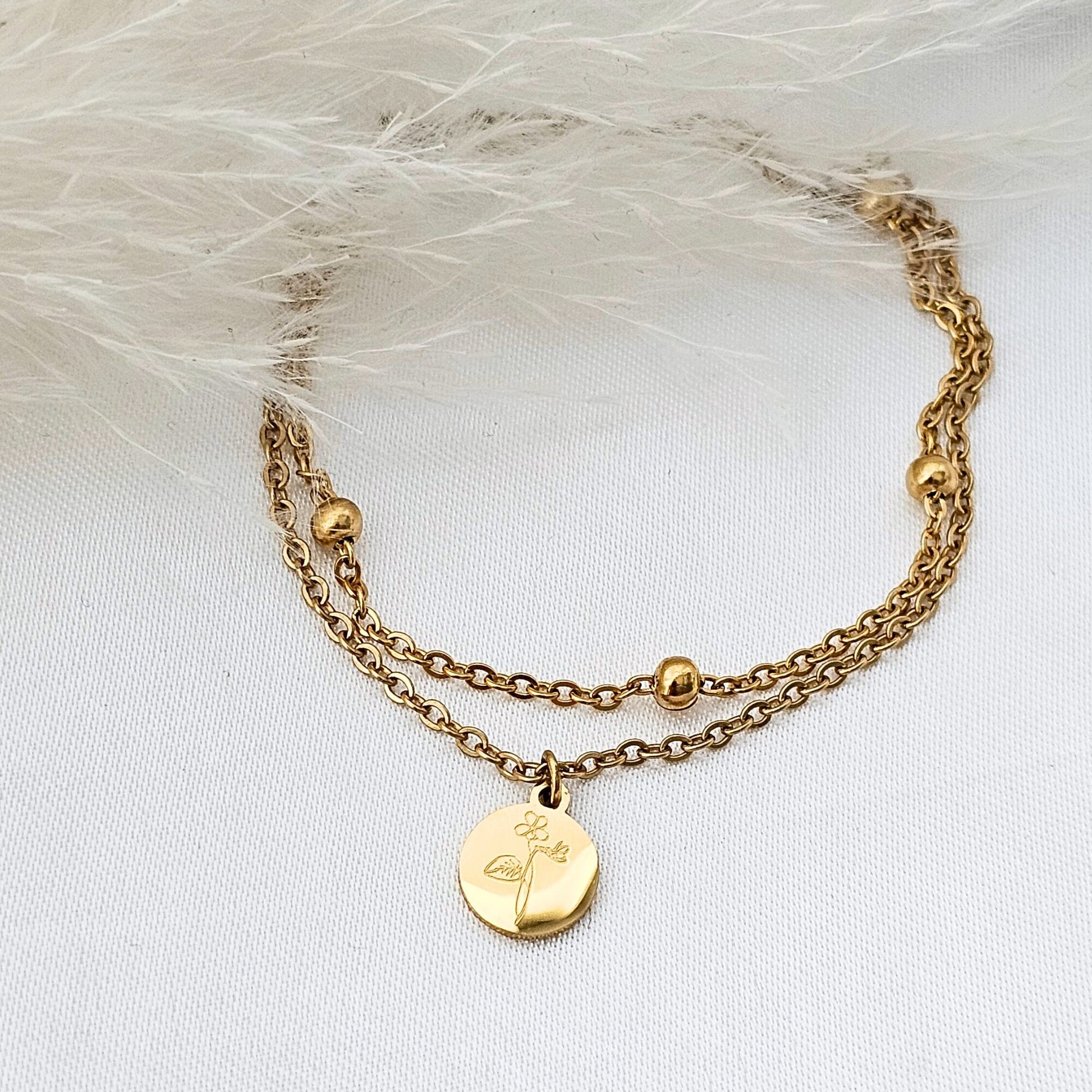 Personalisierte Fußkette mit Gravur Plättchen | Fußkette mit Buchstaben Plättchen | Namens Fußkette | Personalisiertes Geschenk für Frauen