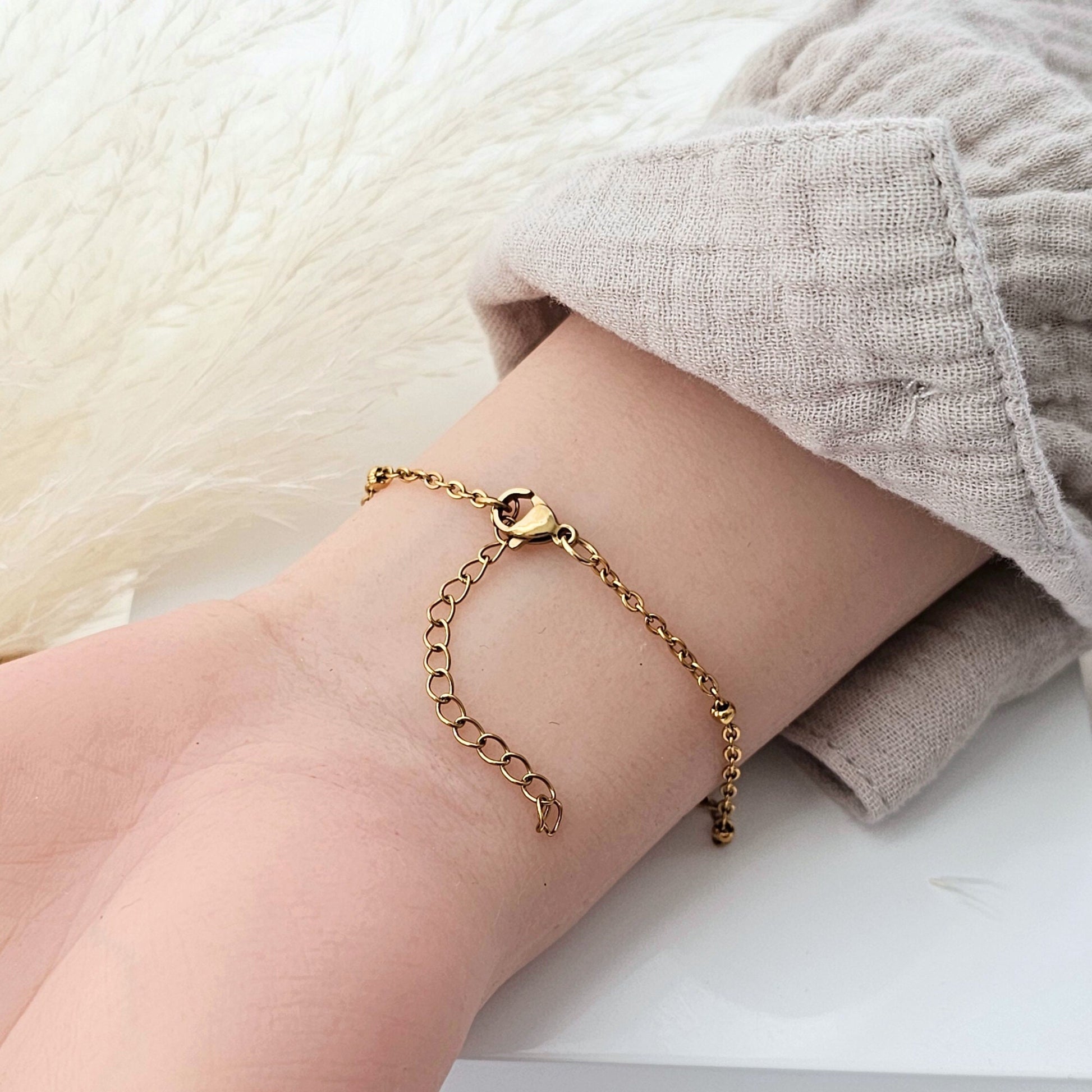Armband personalisiert•Lebensbaum Armband•Geschenk Freundin•Armband Damen Gold Silber Rosé•Geschenk für Frauen•personalisiertes Geschenk