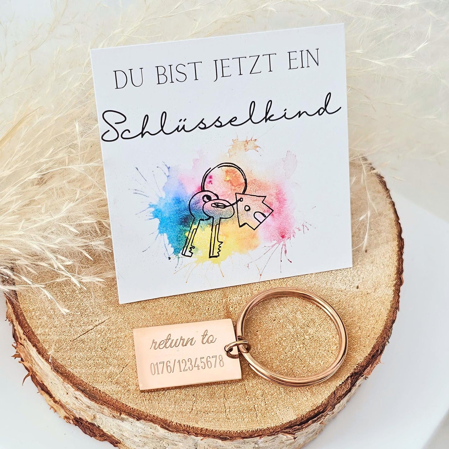 Schlüsselanhänger für Kinder | Geschenk zur Einschulung | Einschulungsgeschenk | Schlüsselkind Geschenk | personalisierter Schlüsselanhänger