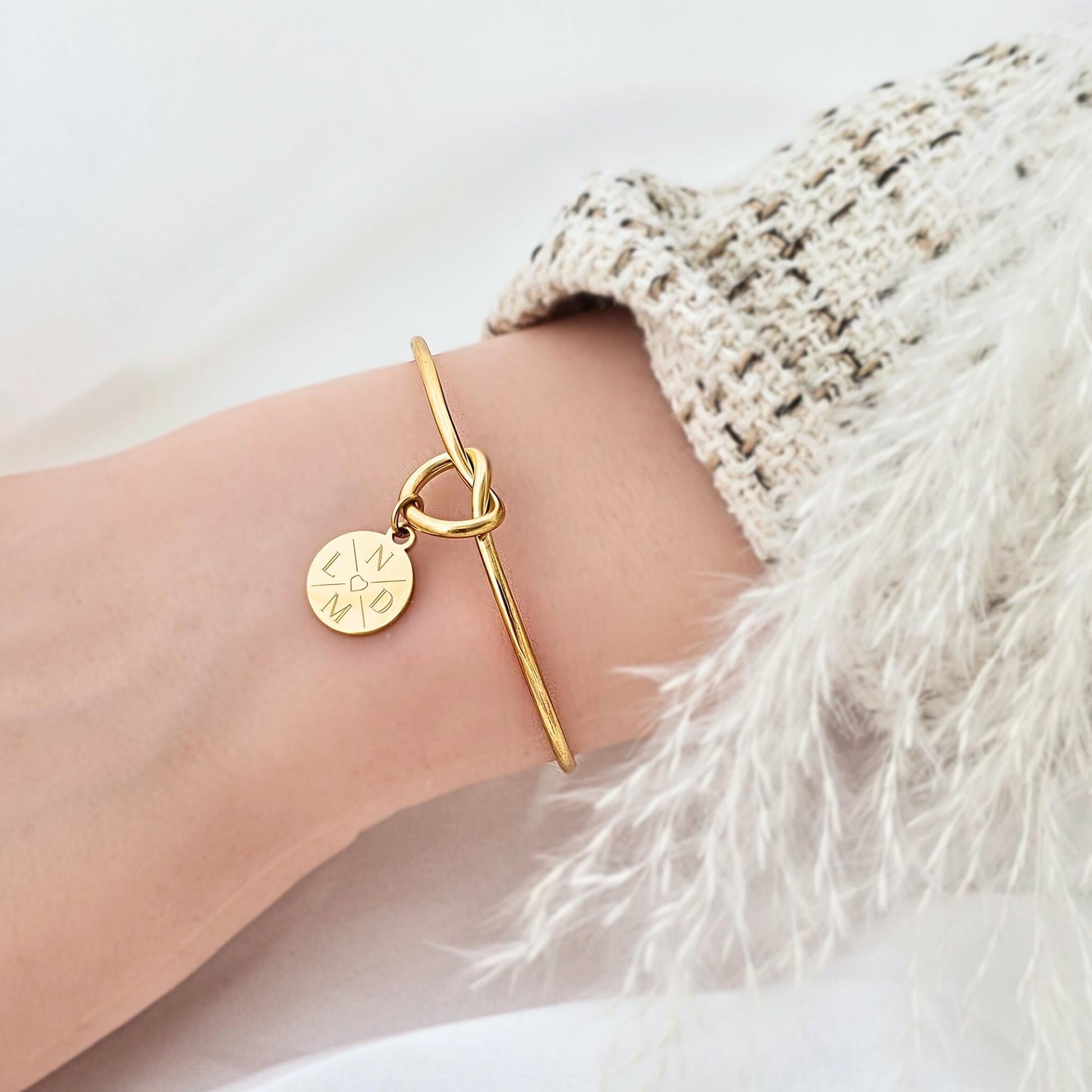 Trauzeugin Knoten Armband personalisiert | Geschenk Trauzeugin | Brautjungfern Geschenk | Geschenk zur Hochzeit | Trauzeugin Frage stellen
