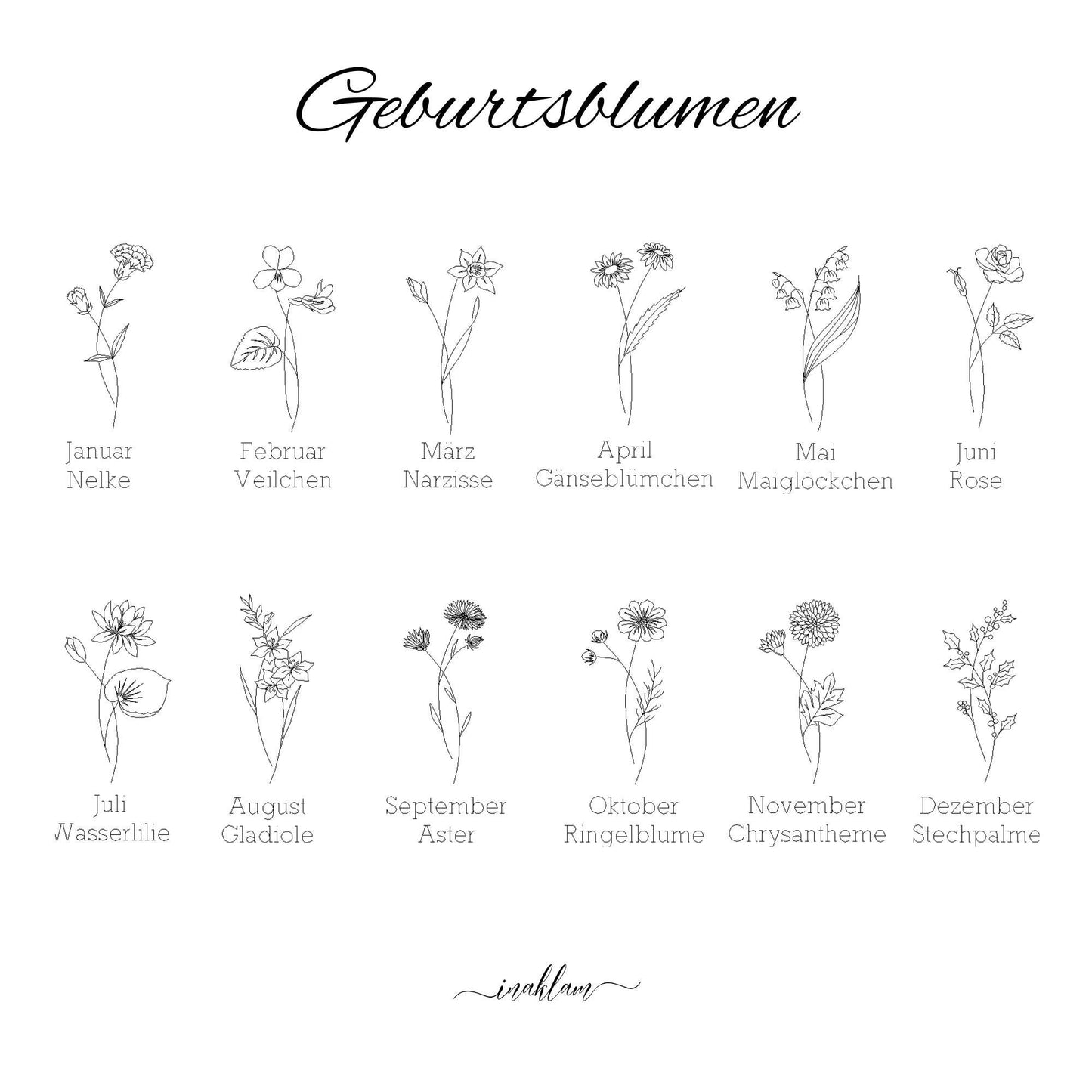 Personalisierte Familienkette aus 925 Silber, Namenskette mit Anhängern, Gravur Plättchen 10 mm, Gold Silber Rosé, Geschenk Mama