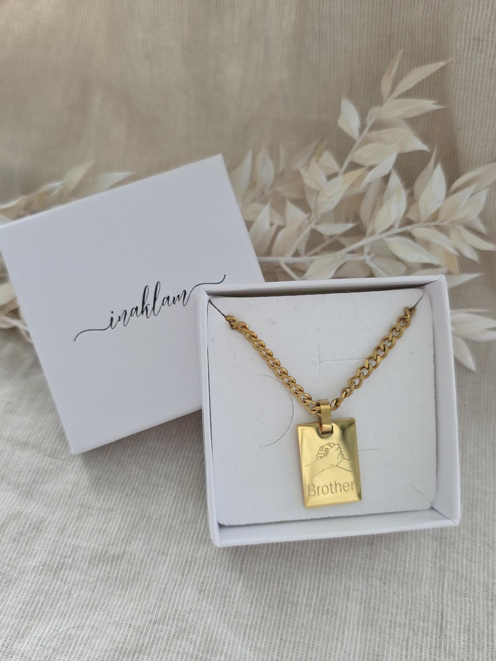 Herrenkette mit Gravur