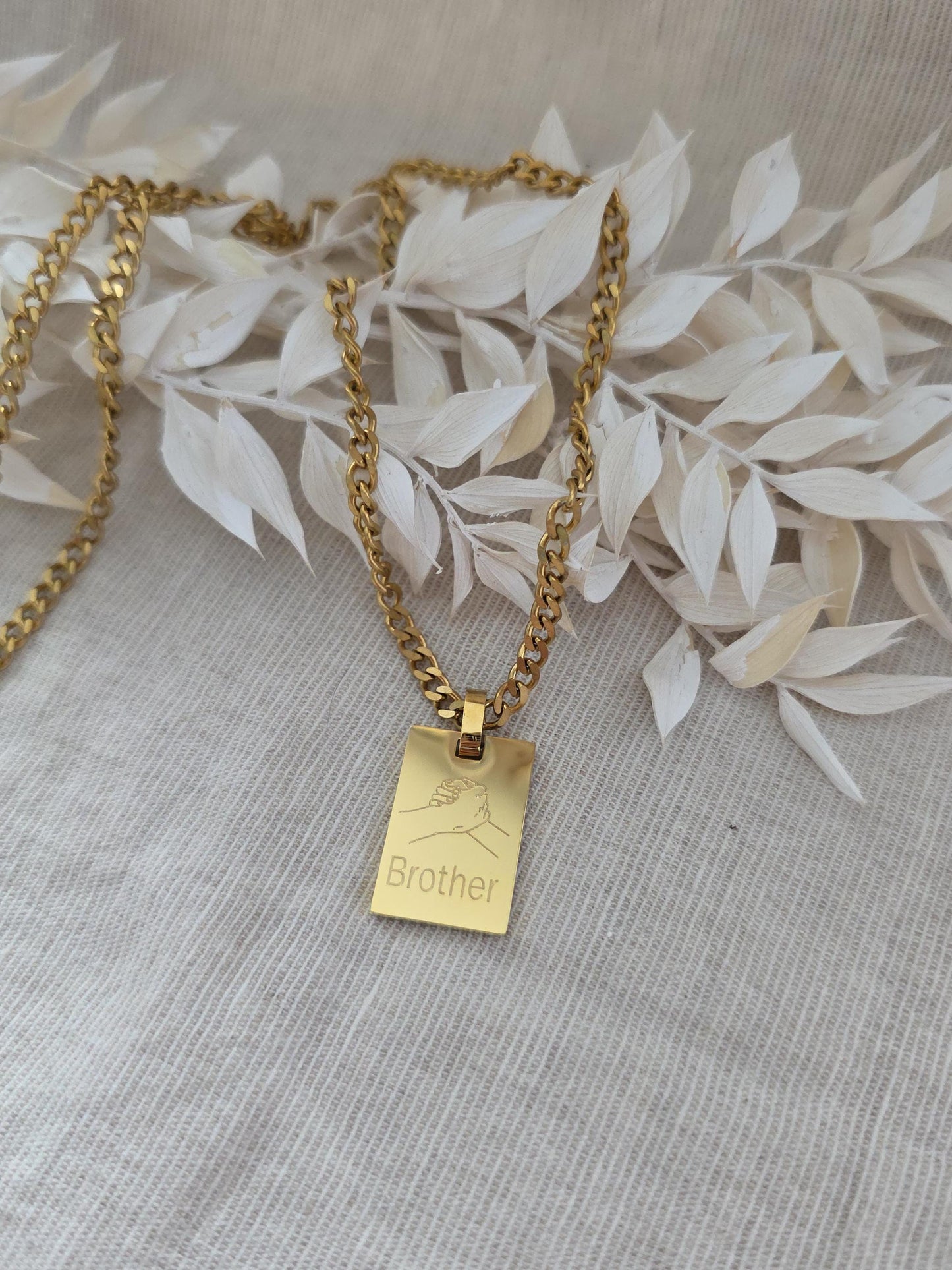 Herrenkette mit Gravur