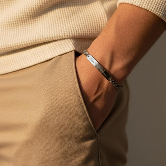 Herrenarmband mit Gravur