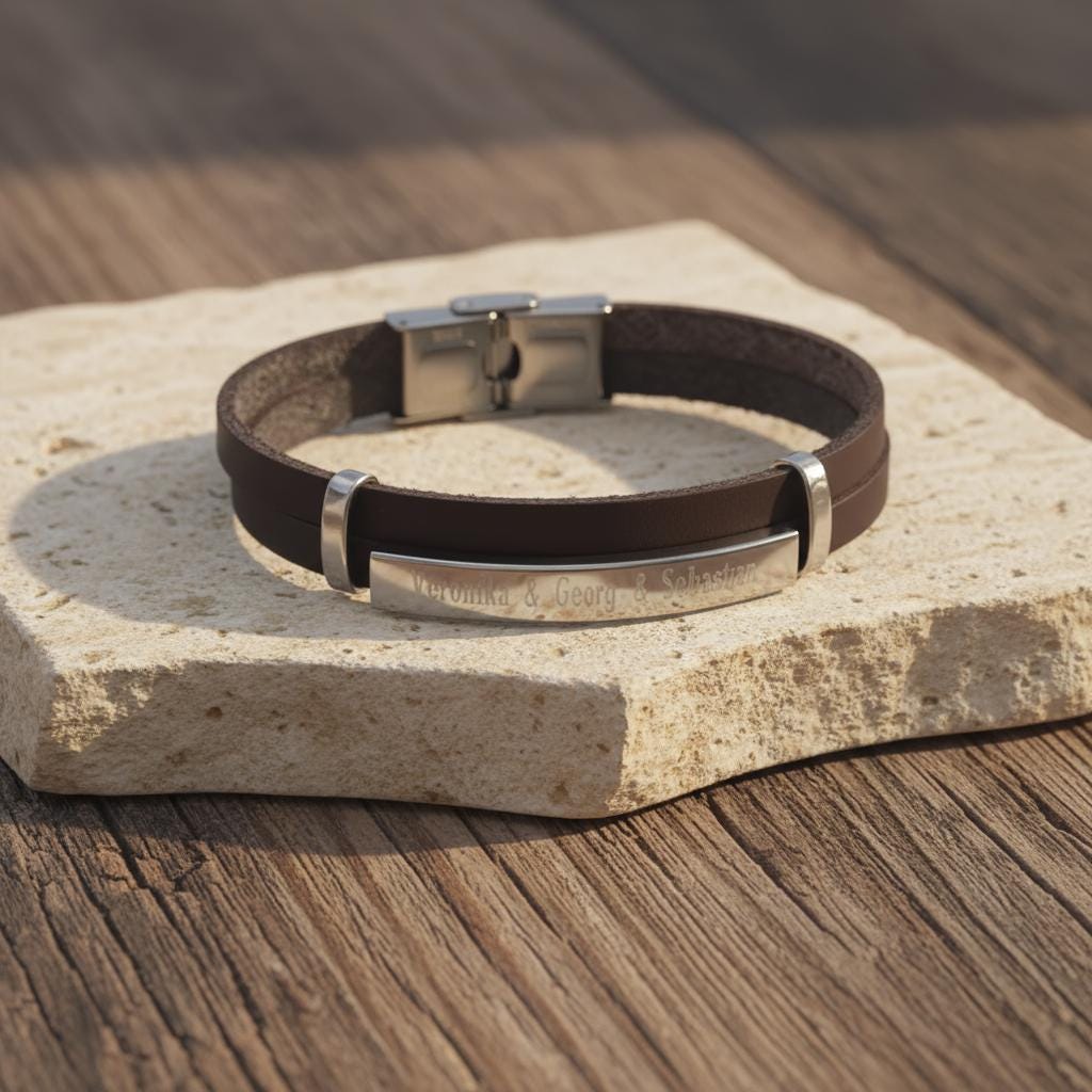 Herren Armband mit Gravur