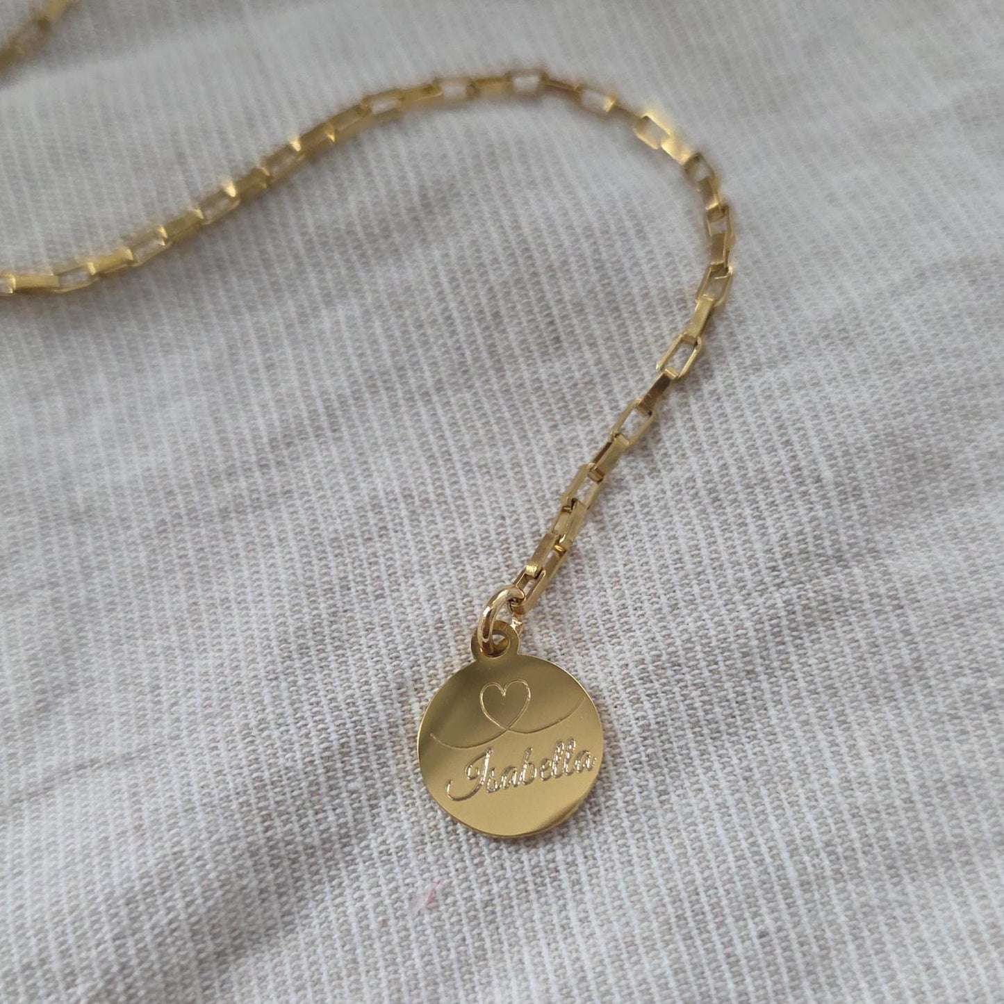 Y-Kette mit Gravur-Plättchen