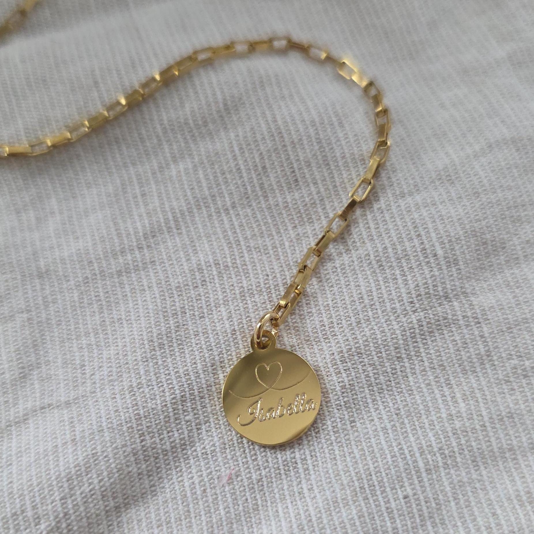 Y-Kette mit Gravur-Plättchen