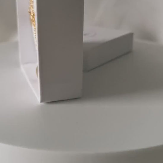 Mehrreihige, personalisierte Plättchen Kette in Gold,Silber & Rosé aus Edelstahl, Personalisiertes Geschenk für Mama, Frauen, Freundin