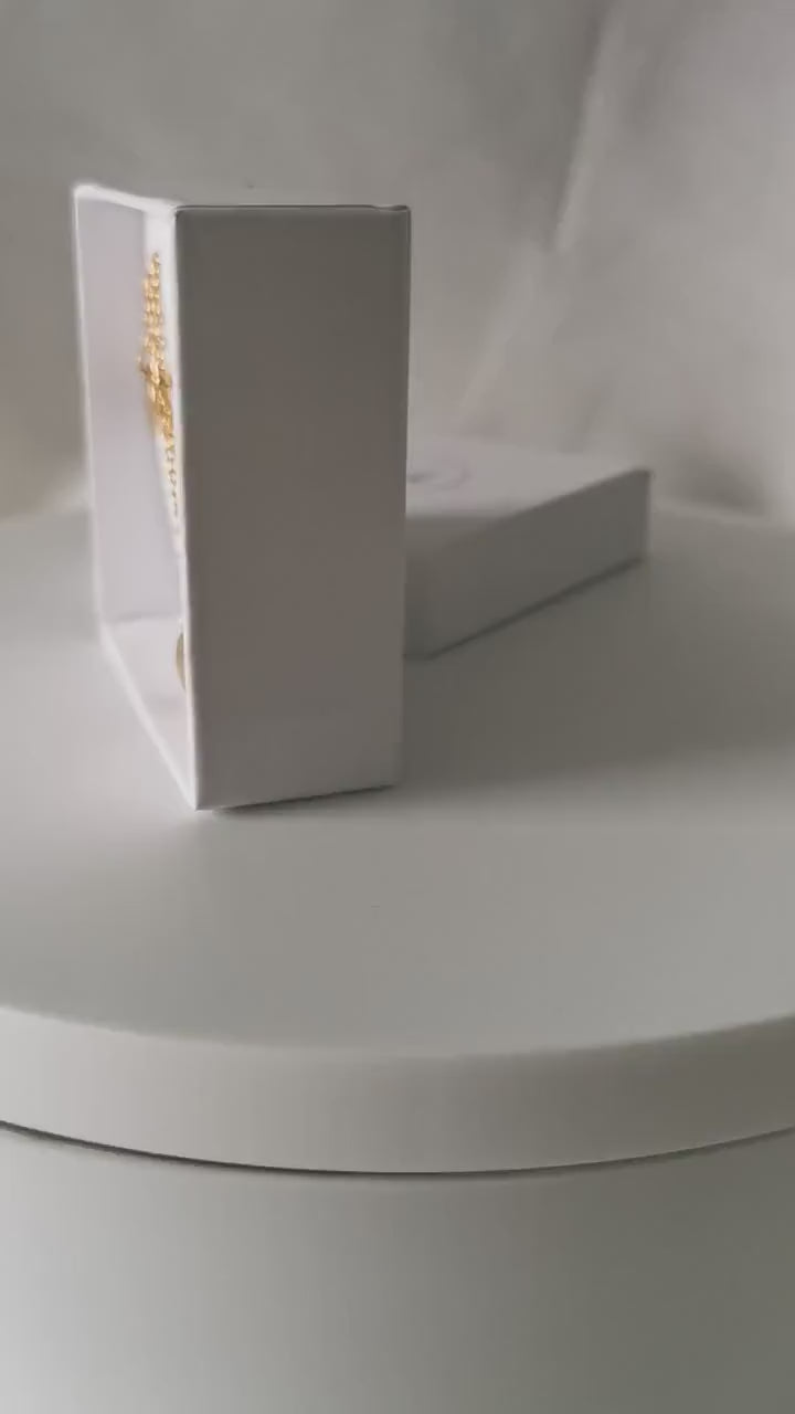 Mehrreihige, personalisierte Plättchen Kette in Gold,Silber & Rosé aus Edelstahl, Personalisiertes Geschenk für Mama, Frauen, Freundin